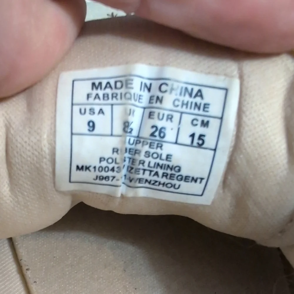 Michael Kors White and Gold Kids Dress Shoes